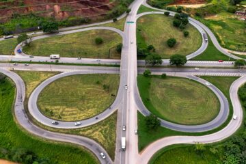 Obras da Nova 381 interditam acesso à BR-116 em Governador Valadares