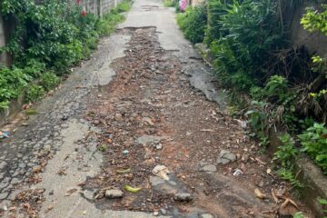 Itabira: buracos deixados após intervenção do Saae persistem há quase três meses na Ribeira de Baixo