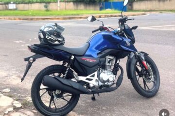 Motocicleta é furtada em estacionamento de supermercado no Centro de Itabira