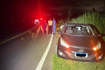 Homem morre atropelado na Estrada do Forninho, que liga Itabira à João Monlevade