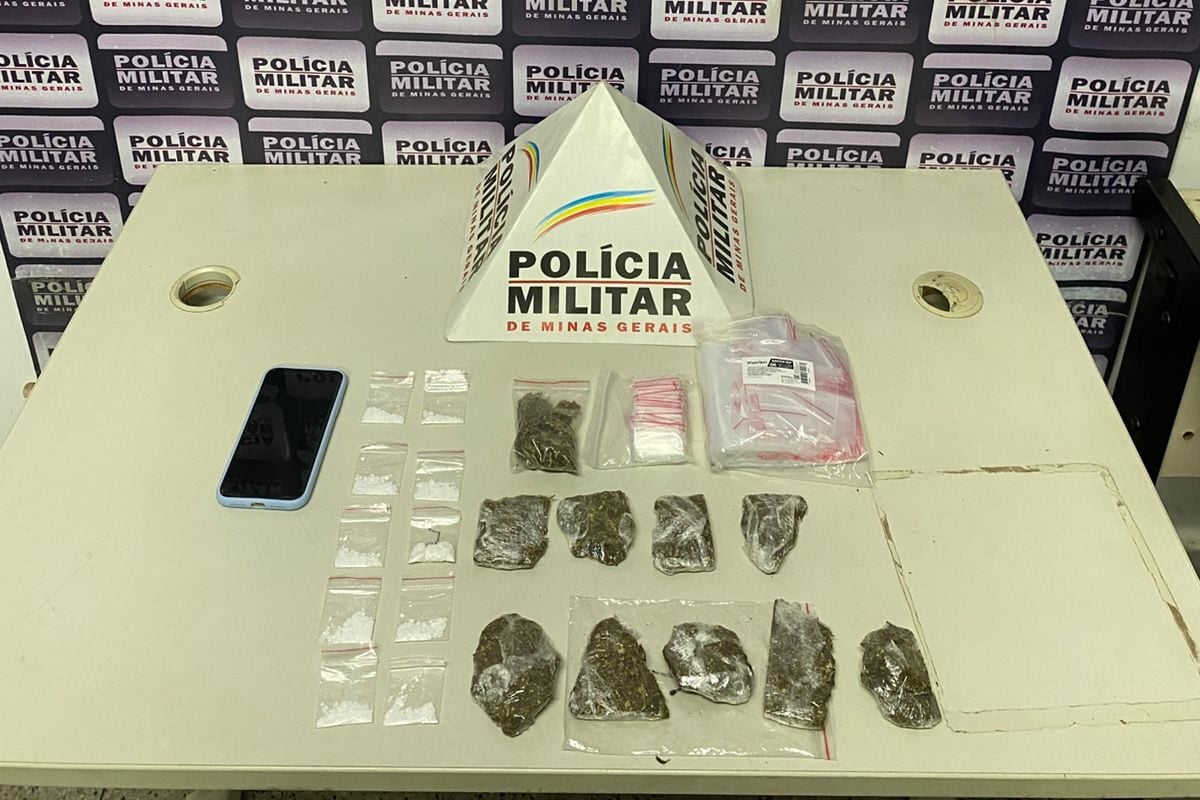 Tráfico de drogas em Itabira: dois jovens são presos em residência no bairro Machado
