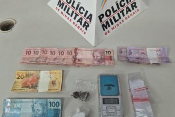 Jovem de 19 anos é preso por tráfico de drogas no bairro Machado, em Itabira