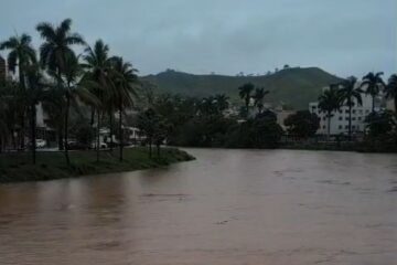 Rio Piracicaba ultrapassa cota de atenção e Nova Era segue em monitoramento