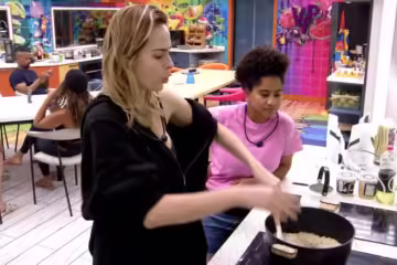 Ana Paula aprende a preparar arroz e troca farpas com Sol Vega