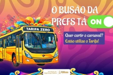 Programa Tarifa Zero  será ampliado no Carnaval 2026 de Mariana