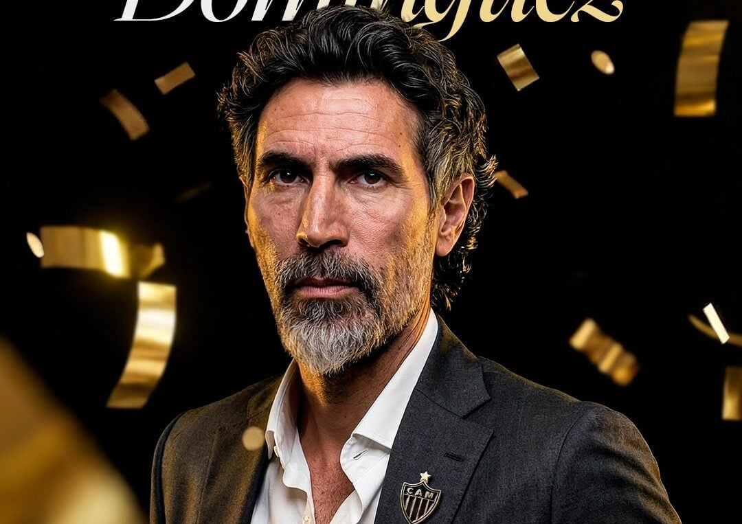 “Muito contente e motivado”, diz Eduardo Domínguez ao ser anunciado como novo técnico do Galo