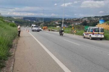 Obras na MG-010 causam interdição parcial próxima ao Alphaville, em Vespasiano, até sábado