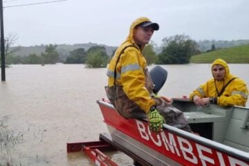 Ciclone extratropical se intensifica em Santa Catarina