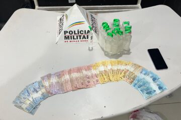 Jovem de 19 anos é preso com frascos de lança-perfume em Itabira