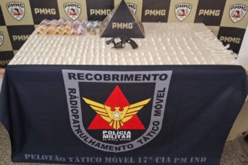 PM prende jovem por tráfico de drogas e posse ilegal de arma no bairro Nova Monlevade