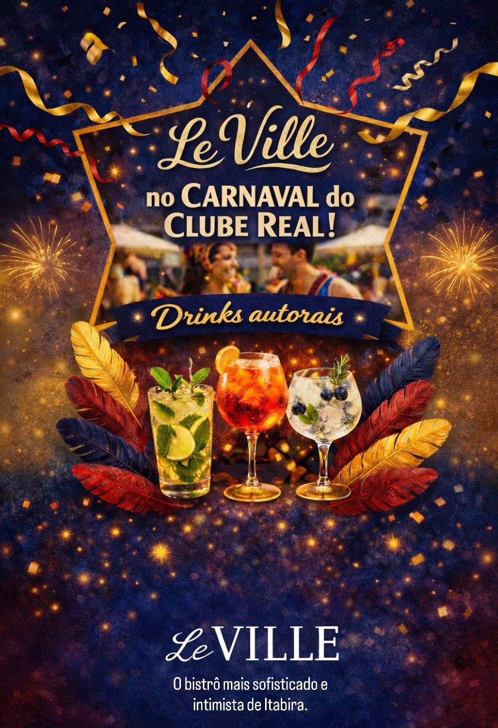 Real Folia 2026: confira a programação completa do Carnaval no Real Campestre Clube em Itabira