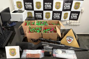 Operação “Meio-Dia” cumpre mandado de prisão e apreende drogas e arma em Barão de Cocais
