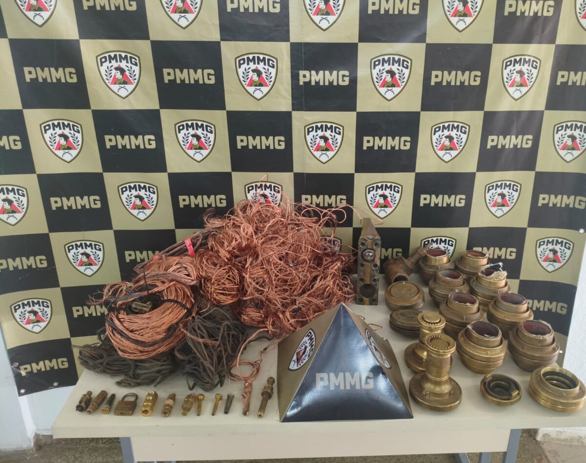 Rastreador entrega ferro-velho e mulher é presa com peças furtadas da Vale em João Monlevade