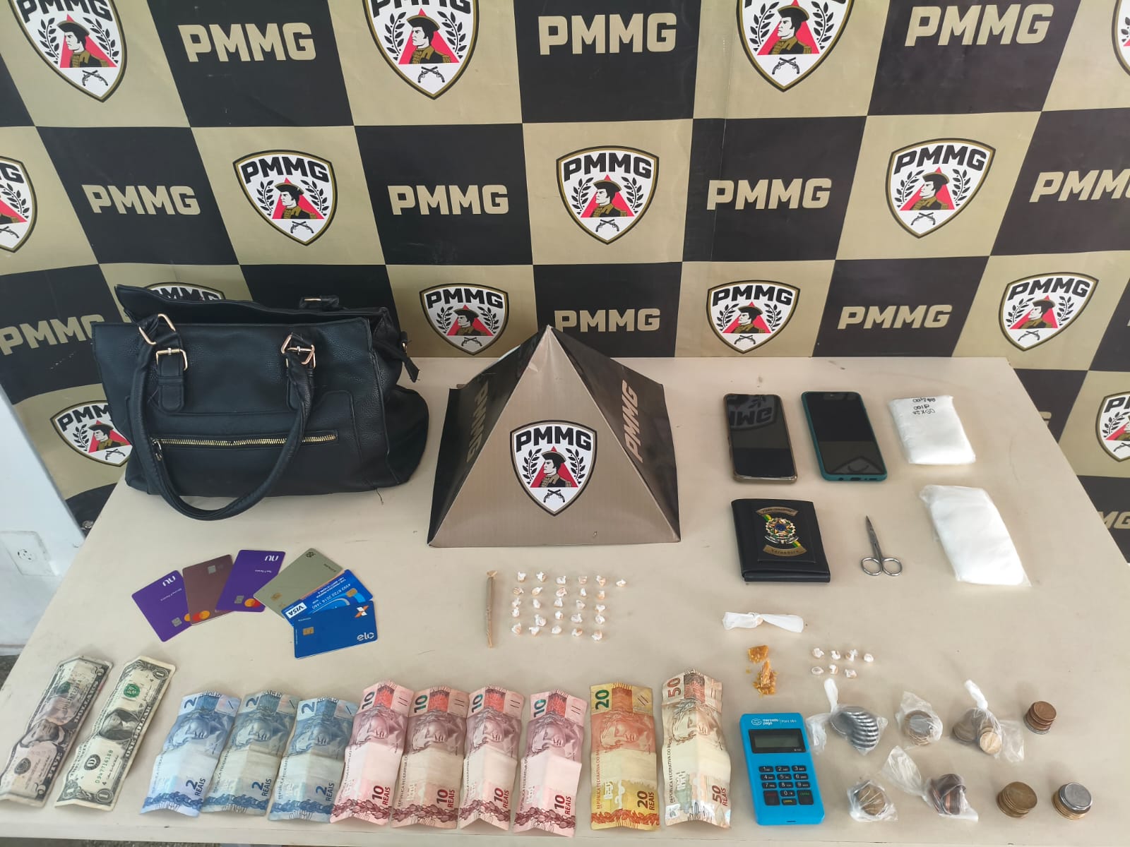 Em João Monlevade, caso de furto leva polícia a prender três homens por interceptação e tráfico de drogas