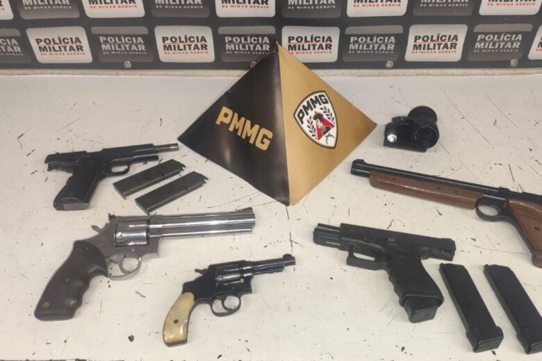 Minas lidera apreensões de armas no país e acende alerta sobre circulação ilegal