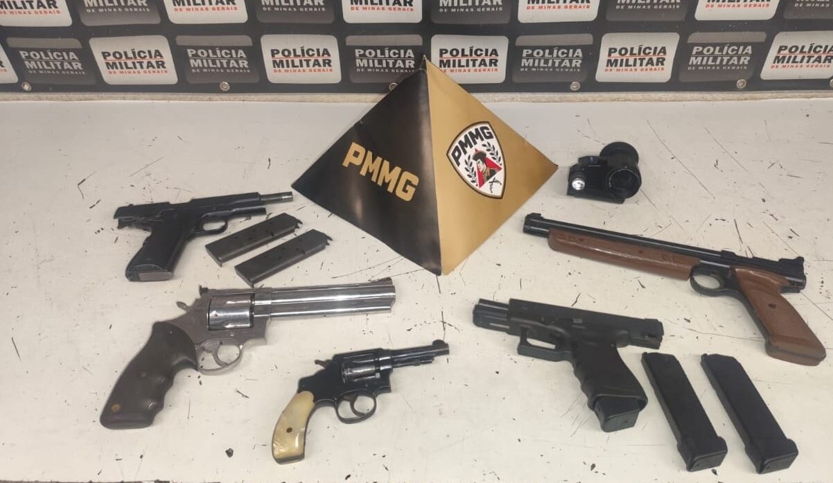 Minas lidera apreensões de armas no país e acende alerta sobre circulação ilegal