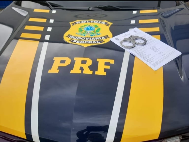 PRF prende, na BR 381 em Sabará, homem com mandado de prisão em aberto por estupro