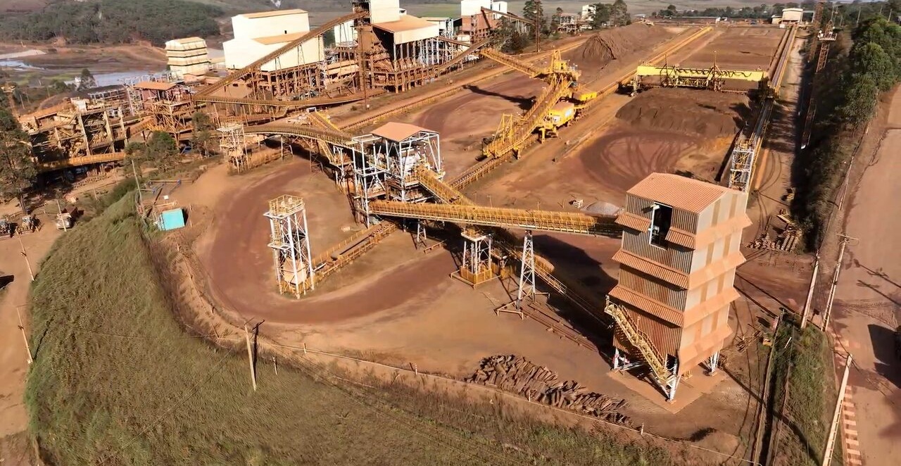 Vale dobra produção circular de minério de ferro por fontes circulares