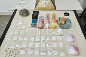 Homem é detido com cocaína, crack, maconha e balança de precisão durante patrulhamento da Polícia Militar em Itabira