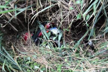 Acidente na BR-381 deixa motociclista ferido na Curva do Boi