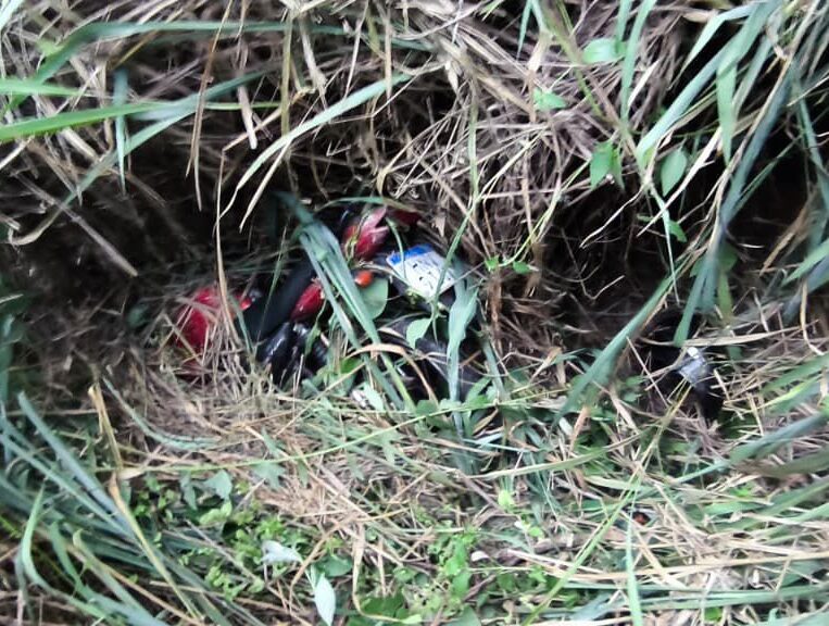Acidente na BR-381 deixa motociclista ferido na Curva do Boi