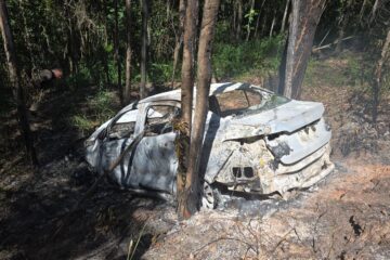 PM identifica suspeito de homicídio em João Monlevade e localiza carro usado no crime incendiado em São Gonçalo