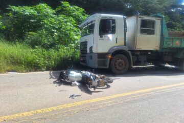 Motociclista de 32 anos morre após colisão frontal com caminhão na estrada do Carmo, em Itabira