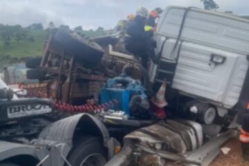 Operação de resgate continua para retirar última vítima de acidente na BR-381