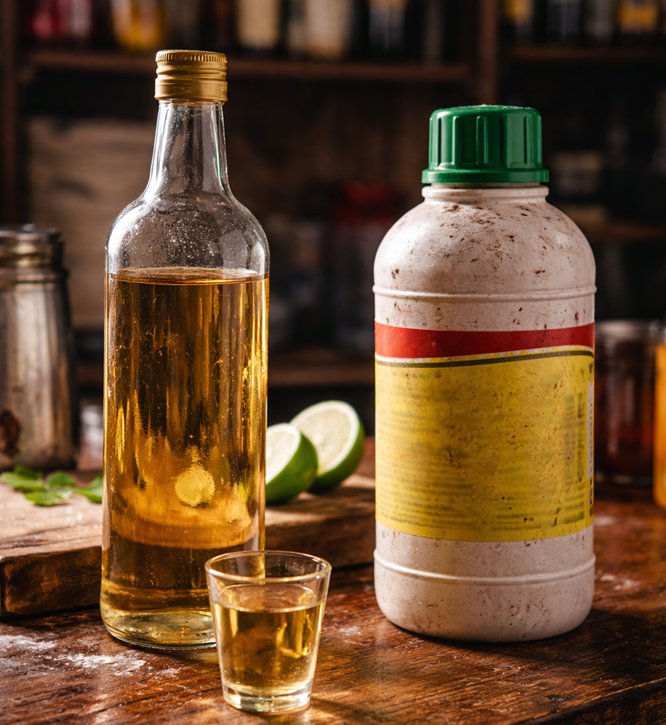 Santa Maria de Itabira: Idoso morreu após confundir garrafa com herbicida por cachaça
