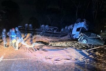 Tragédia na BR-262: três pessoas morrem após carro invadir contramão em Moema