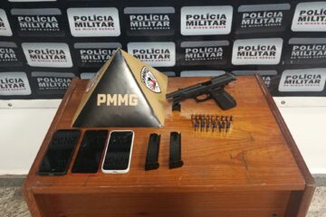 Foragido por homicídio é preso com arma raspada durante operação em Santa Bárbara