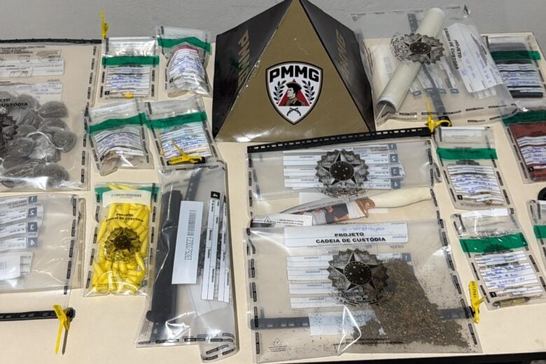 Ataque a tiros termina com três presos e grande apreensão de drogas em São Domingos do Prata