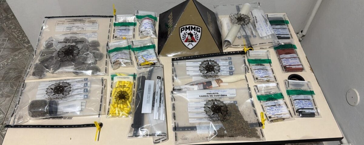 Ataque a tiros termina com três presos e grande apreensão de drogas em São Domingos do Prata