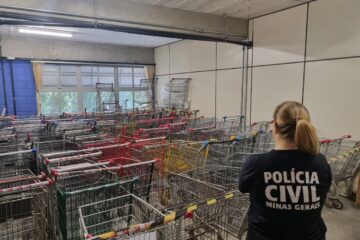 120 carrinhos de supermercado furtados são recolhidos em BH