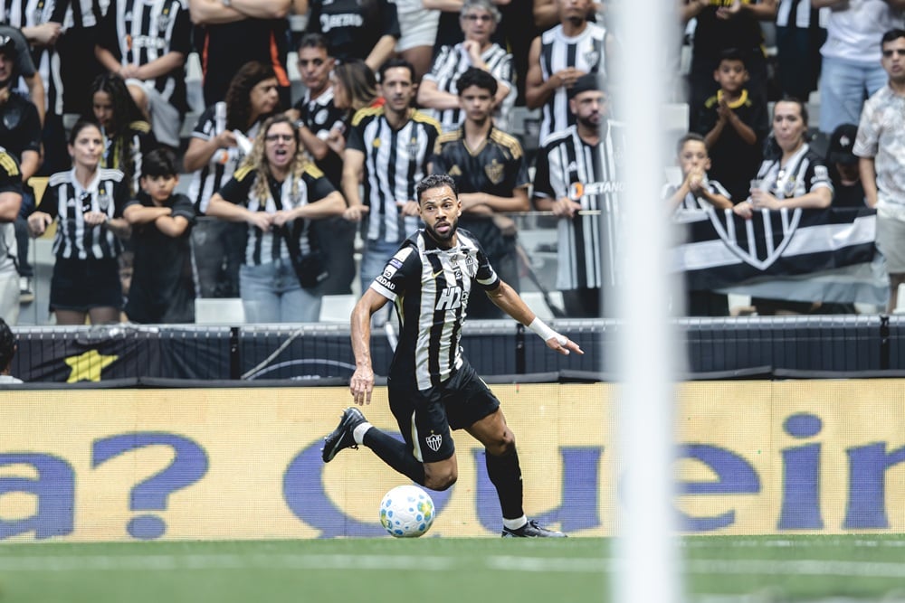 Atlético-MG sofre empate do Botafogo aos 44 minutos do segundo tempo e fica no 1 a 1 na Arena MRV