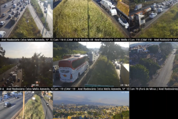 Acidente entre carretas provoca longo congestionamento no Anel Rodoviário de BH
