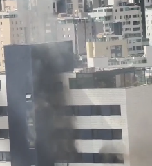 Curto-circuito provoca incêndio em apartamento no bairro Buritis
