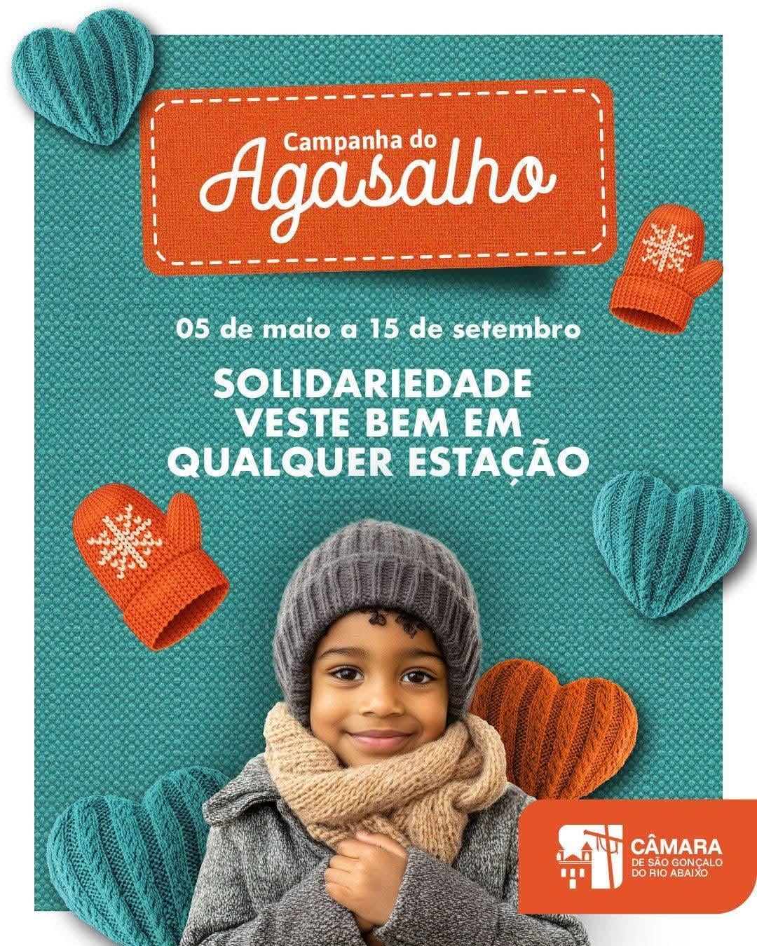 Câmara de São Gonçalo do Rio Abaixo promove Campanha do Agasalho 2026