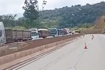 BR-381: obras em Caeté causam lentidão nos dois sentidos e exigem atenção dos motoristas nesta sexta-feira