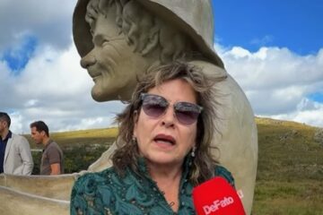 Após restauração da estátua do Juquinha da Serra, escultora Virginia Ferreira relembra a criação do monumento