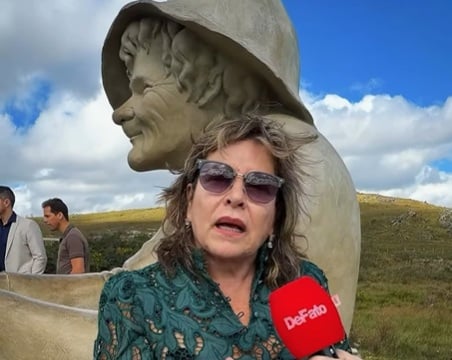 Após restauração da estátua do Juquinha da Serra, escultora Virginia Ferreira relembra a criação do monumento