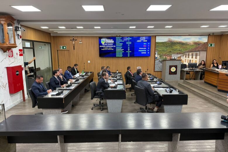 Projeto que anula reajuste do IPTU é adiado após pedido de vistas na Câmara de Itabira