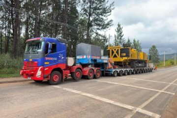 Carga indivisível com destino à Mina de Conceição provoca lentidão em rodovias de Itabira nesta terça-feira