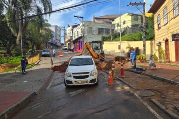 Vazamento de grande porte interrompe abastecimento de água em parte da região central de Itabira nesta sexta-feira; saiba mais