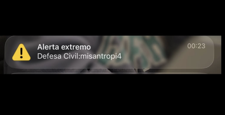 Falso alerta da Defesa Civil atingiu cerca de 30 milhões em 8 estados