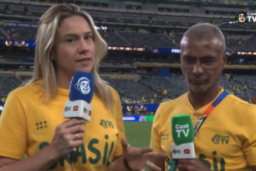 Comentário de Romário sobre Fernanda Gentil repercute durante pós-jogo da CazéTV