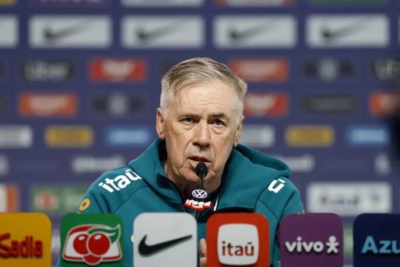 Ancelotti vê Neymar em condição de jogo e acena com Rayan titular do Brasil diante da Escócia