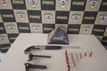 Polícia Militar prende homem e apreende três armas e munições em João Monlevade