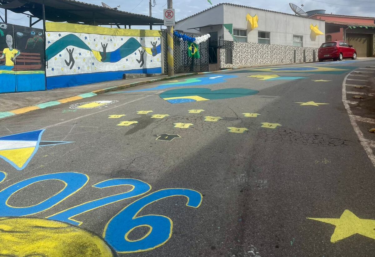 Itabira: rua Netuno abre programação do "Nossa Rua é Hexa" com transmissão da estreia do Brasil na Copa do Mundo