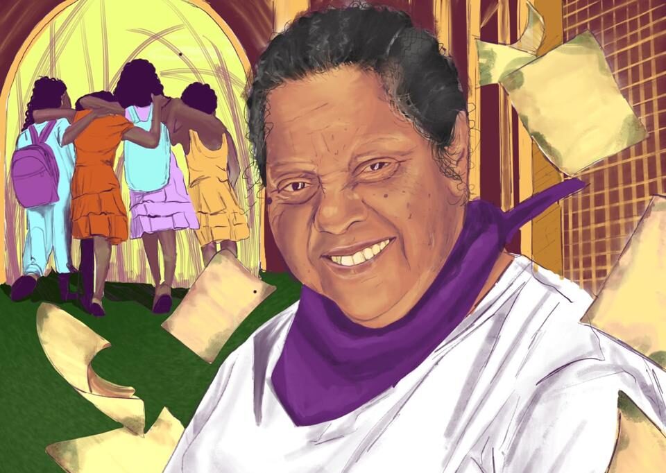 Dona Rosinha é homenageada com mural durante o Festival da Cajá em Itabira